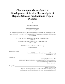 Development of in Vivo Flux Analysis of Hepatic Glucose Production in Type 2 Diabetes