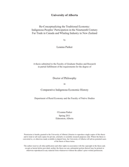 Indigenous Peoples' Participation in the Nineteenth Century Fur Trade in Canada and Whaling Industry in New Zealand