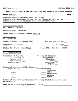 USDI/NPS NRHP Registration Form (Rev