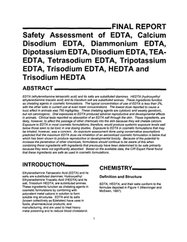 7 EDTA, Tetraso