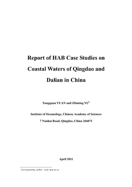 HAB Case Study Report in China