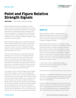 Point and Figure Relative Strength Signals