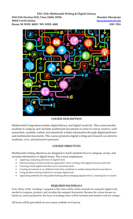 ENC 1136: Multimodal Writing & Digital Literacy ENC1136