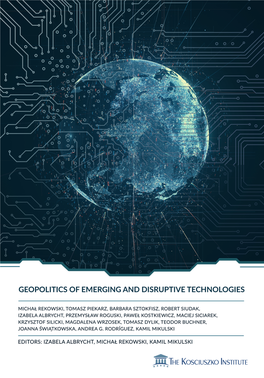 Geopolitics of Emerging and Disruptive Technologies