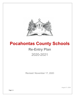 Pocahontas County Schools Re-Entry Plan 2020-2021