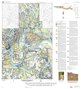 Surficial Geologic Map of the Evansville, Indiana, and Henderson, Kentucky, Area