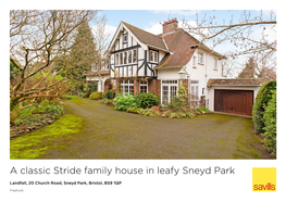 A Classic Stride Family House in Leafy Sneyd Park