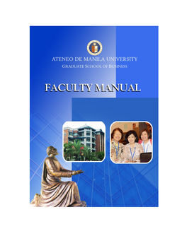 Faculty Manual