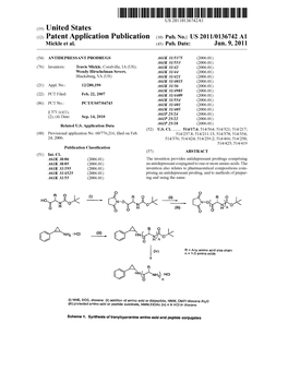 (12) Patent Application Publication (10) Pub. No.: US 2011/0136742 A1 Mickle Et Al