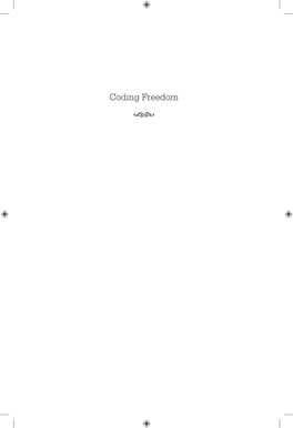 Coleman-Coding-Freedom.Pdf