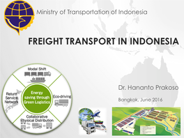 Freight Transport in Indonesia