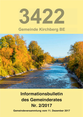 Informationsbulletin Des Gemeinderates Nr. 2/2017