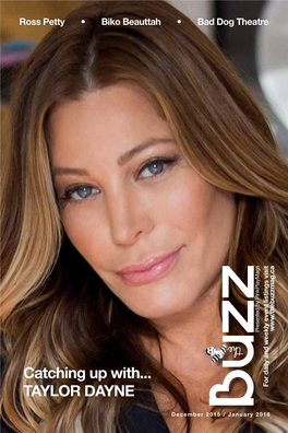 Catching up With... TAYLOR DAYNE