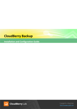 Cloudberry Backup