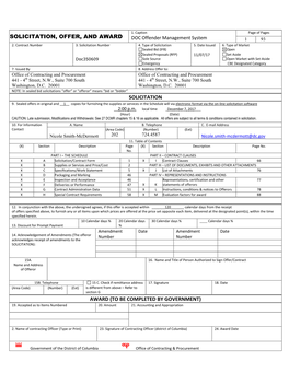 Supplies and Services Contracts, Dated July 2010