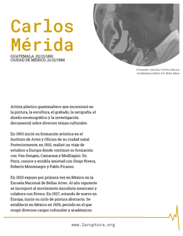 Carlos Mérida 2019