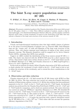 The Faint X-Ray Source Population Near 3C 295 V