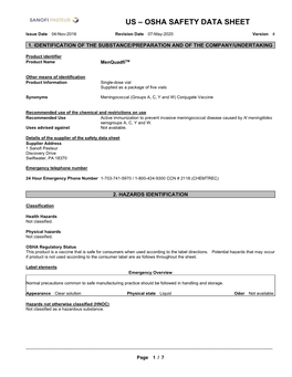 Safety Data Sheet