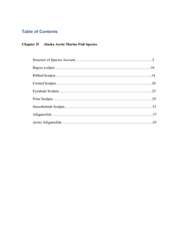 Table of Contents