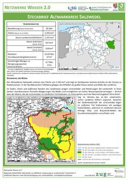 Steckbrief Altmarkkreis Salzwedel