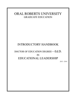 Oral Roberts University Graduate Education