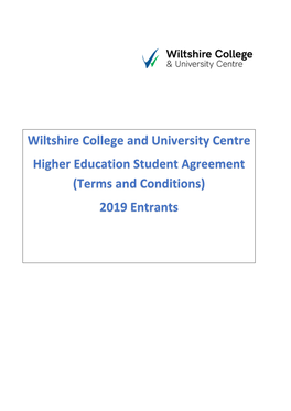 Wiltshire College and University Centre Higher