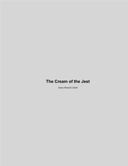 The Cream of the Jest