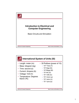 Introduction to Electrical and Computer Engineering International