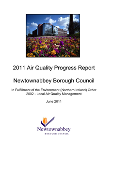2011 Air Quality Progress Report Newtownabbey Borough Council