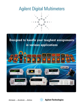 Agilent Digital Multimeters