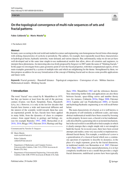 On the Topological Convergence of Multi-Rule Sequences of Sets and Fractal Patterns