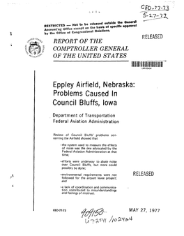 CED-77-73 Eppley Airfield, Nebraska