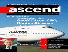 Geoff Dixon, CEO, Qantas Airways