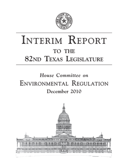 Interim Report to the 82Nd Texas Legislature