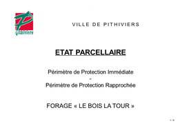 Etat Parcellaire