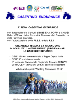 Casentino Endurance