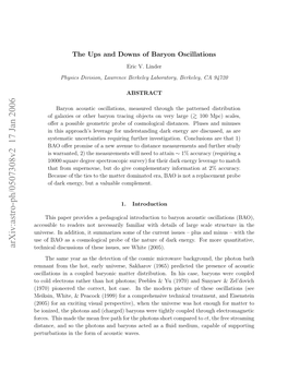 The Ups and Downs of Baryon Oscillations