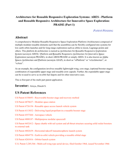 Abstract US Patent References