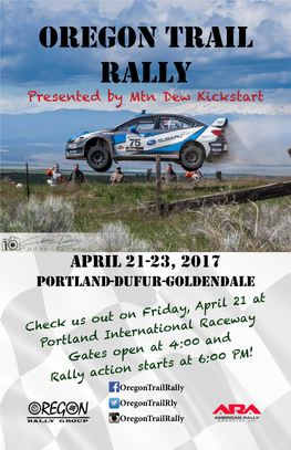 Oregon Trail Rally Presented by Mtn Dew Kickstart