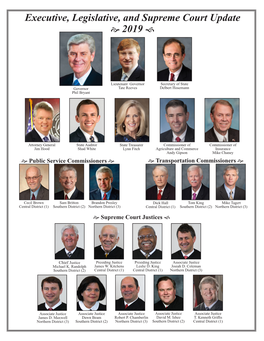 Executive, Legislative, and Supreme Court Update E 2019 F