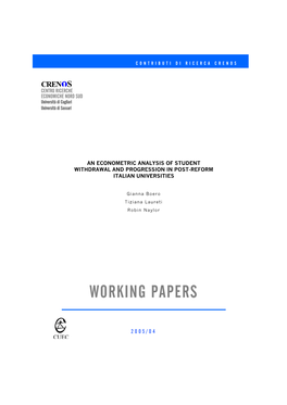 Working Papers