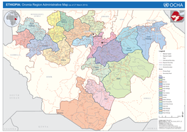 Oromia Region Administrative Map(As of 27 March 2013)