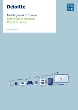 Mobile Games in Europe Innovation in European Digital Economy