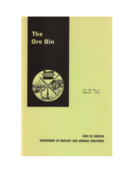 Ore Bin / Oregon Geology Magazine / Journal