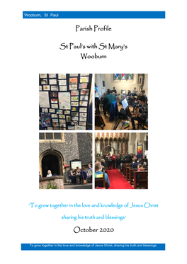 Parish Profile St Paul's with St Mary's Wooburn October 2020