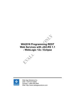WA2018 Programming REST Web Services with JAX-RS 1.1