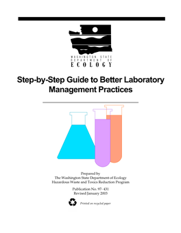 Step-By-Step Guide to Better Laboratory Management Practices