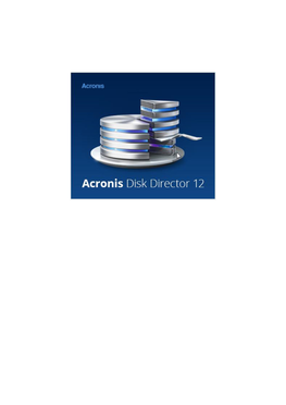 Acronis® Disk Director® 12 User's Guide