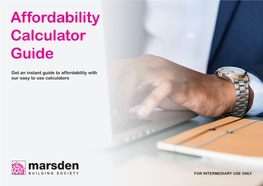 Affordability Calculator Guide