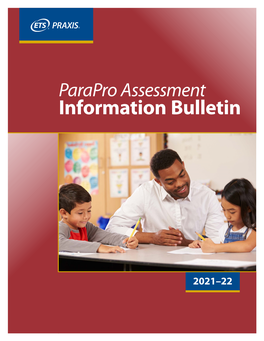 Parapro Assessment Information Bulletin (PDF)